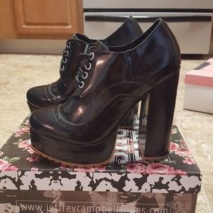 Jeffrey Campbell Lace Up Ankle Booties